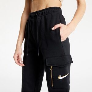 Women’s Nike Black Joggers with Zippered Pocket